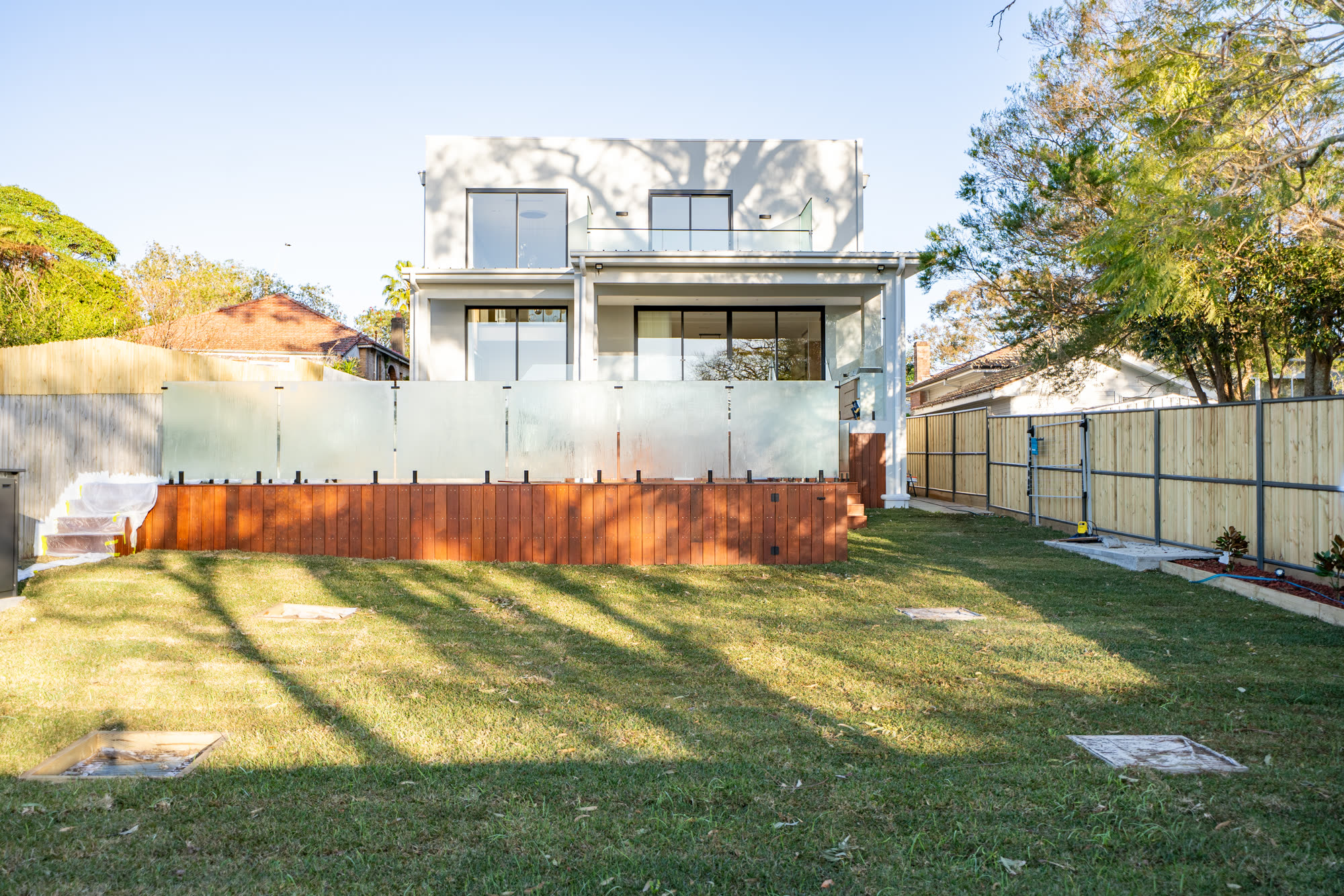 26 Clontarf St — rear of the home from the lawn